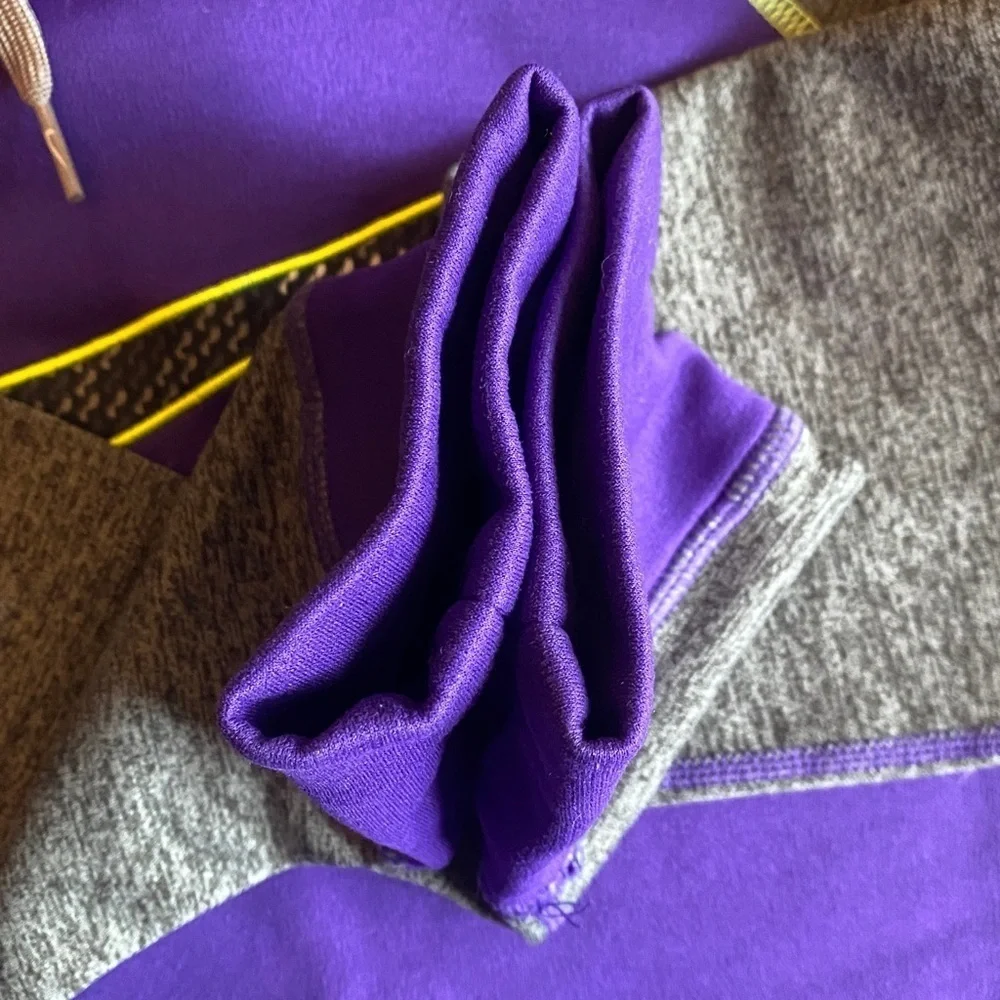 Nike Therma fit Hoodie Purple and Gray